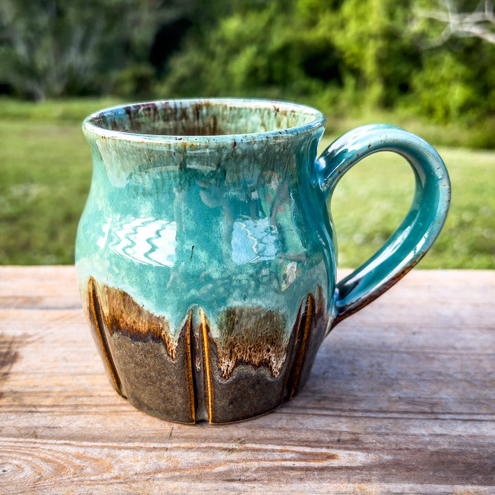 DRUNKN' POTTER CARVED COFFEE MUG