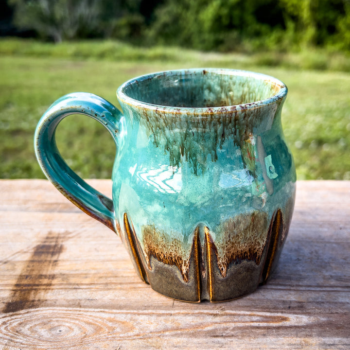 DRUNKN' POTTER CARVED COFFEE MUG