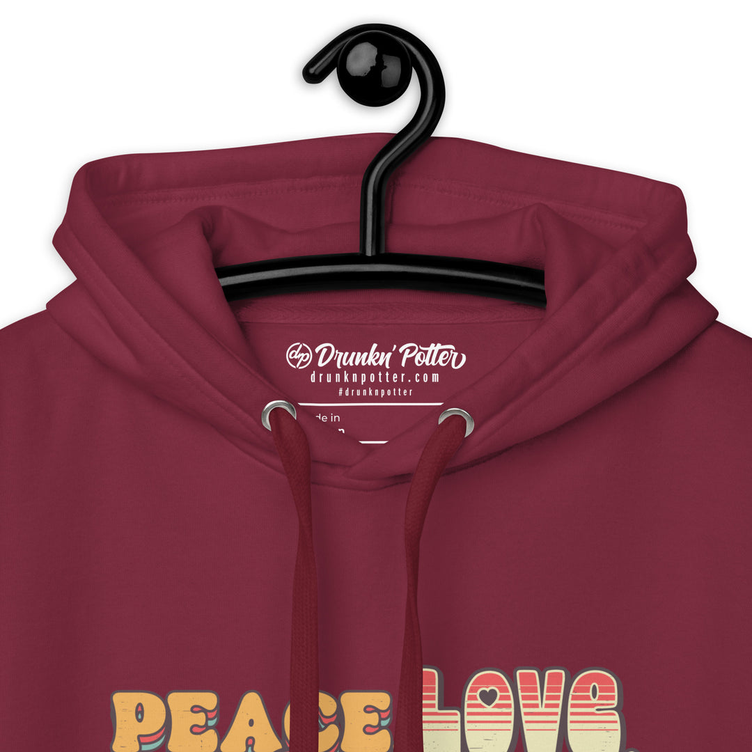 Peace, Love, & Pottery Unisex Hoodie