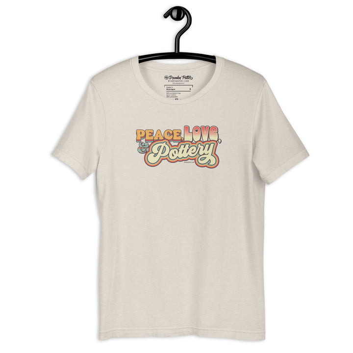 Peace, Love, & Pottery Unisex T-shirt