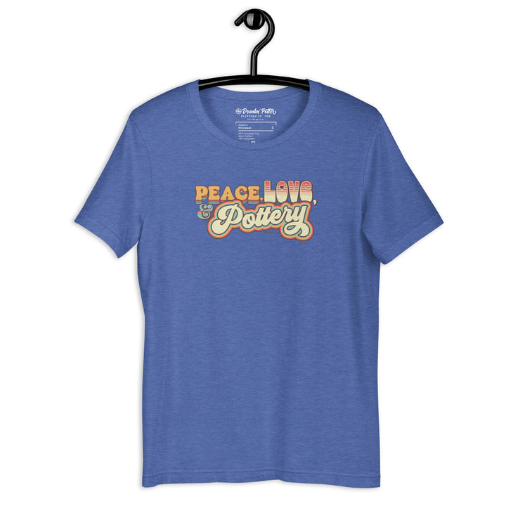 Peace, Love, & Pottery Unisex T-shirt